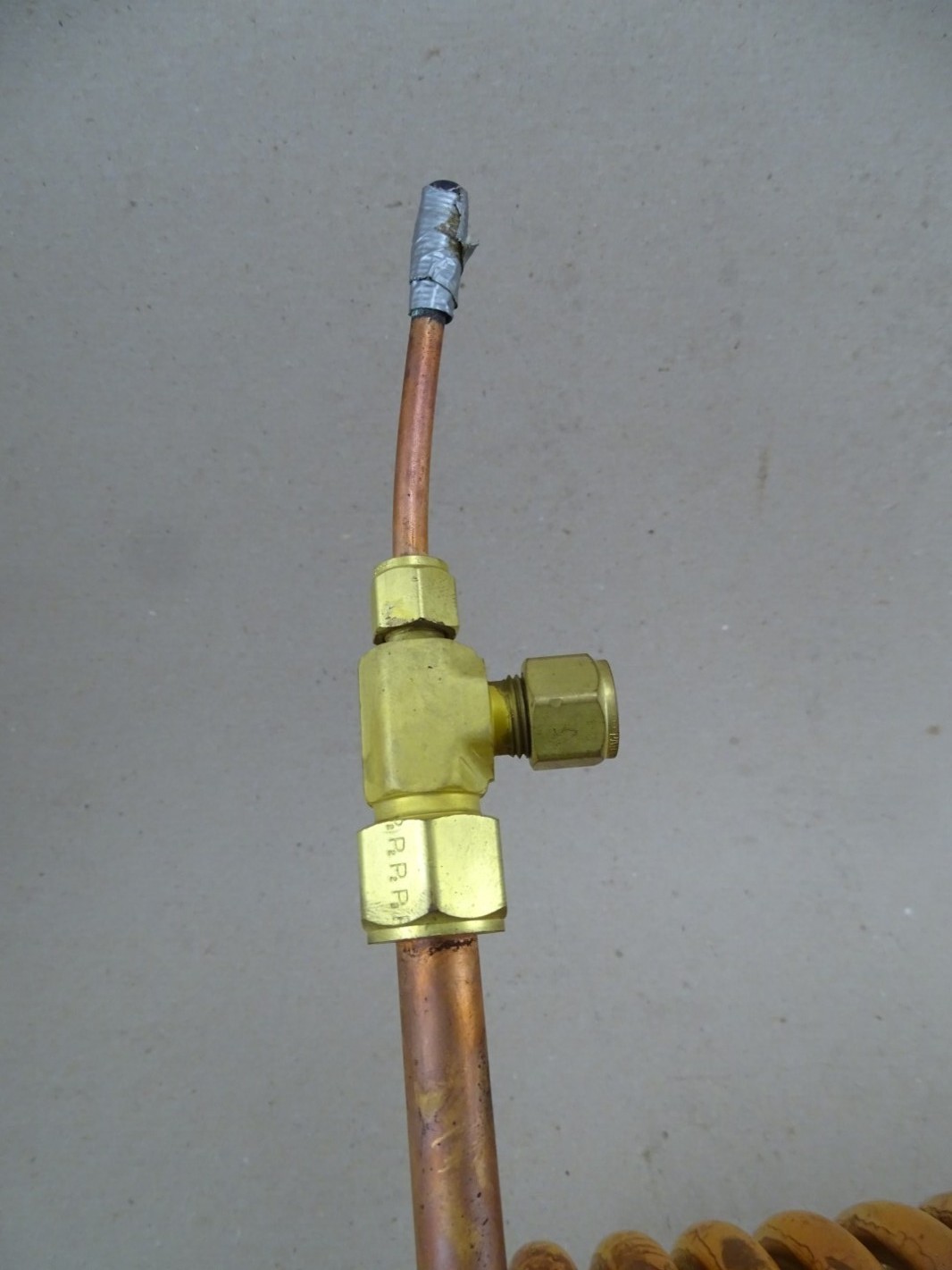 Parker Hannifin Copper CounterFlow Chiller Coil , DHTC-CU-4