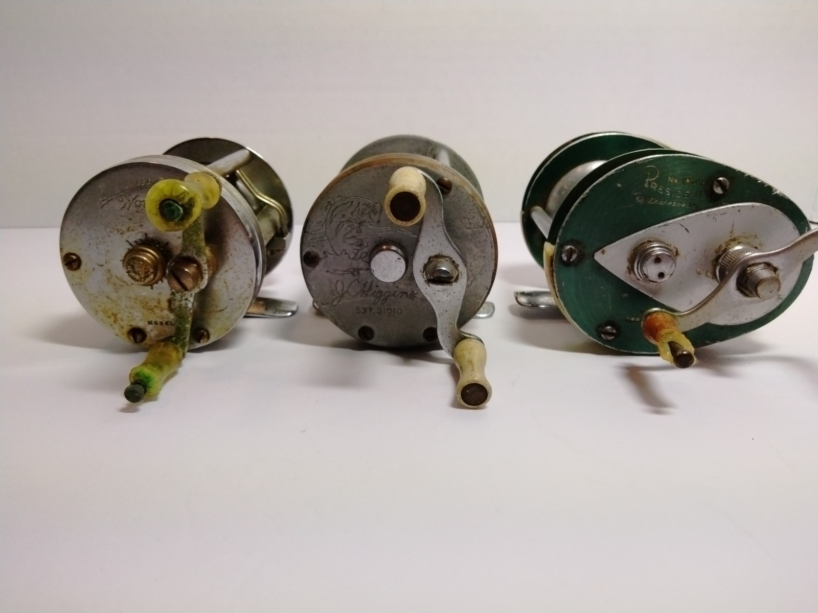 Vintage Fishing Reels From 1960 lot Of 3 Nice Collector Item Updated