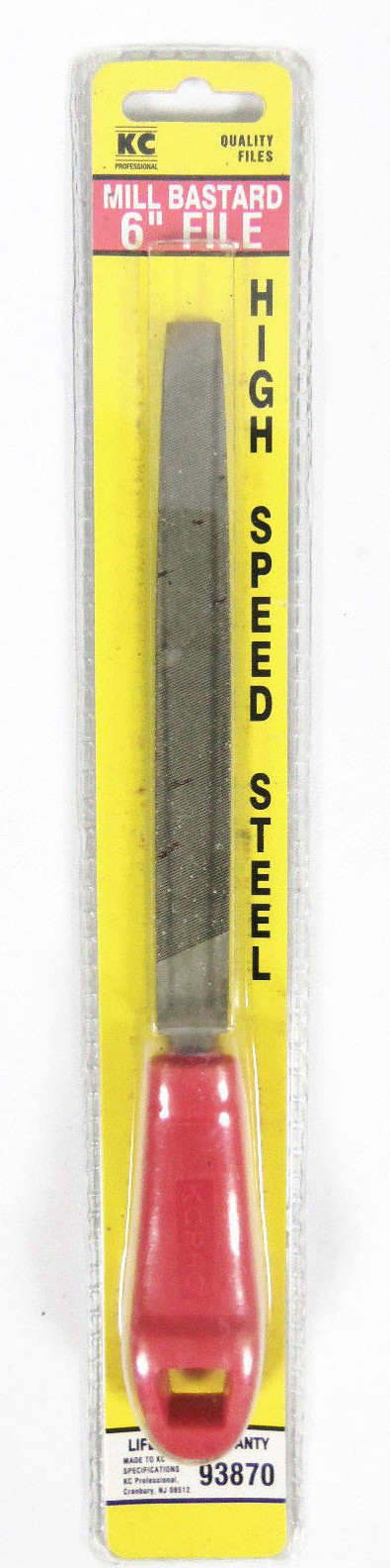 K C Tools  6" Mill Bastard File 93870