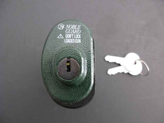 Noble Guard Green Gun Lock + 2 Keys