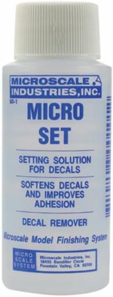 Microscale Micro Set Decal Setting Solution/Remover | 1 oz. | $5 Offer