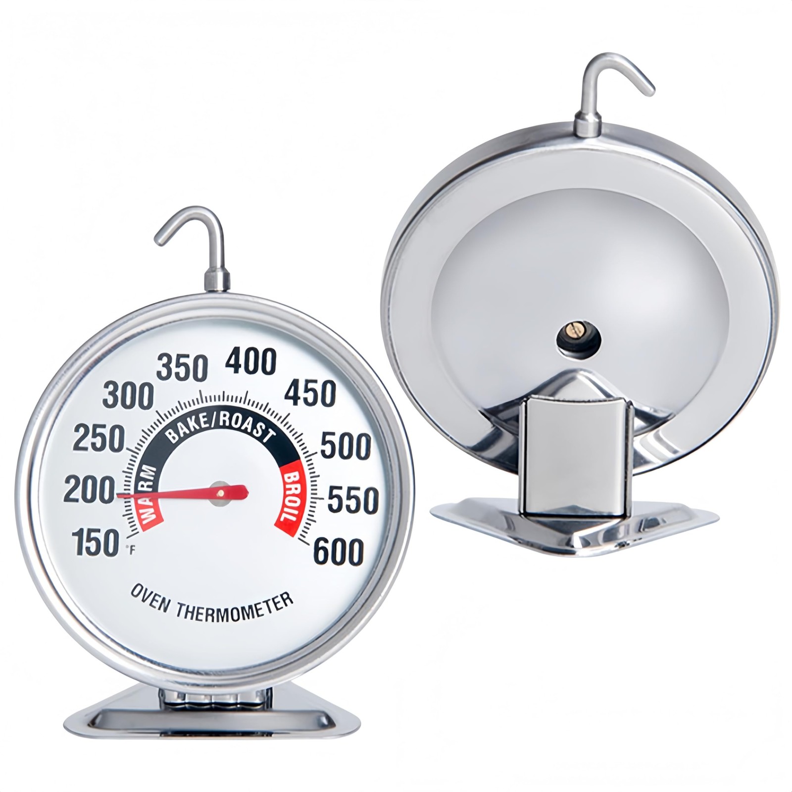 Oven Thermometer Extra Large 3" with Easy-Read Dial | 150-600F Pro Accurate T...