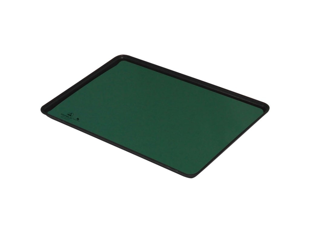 Desco 42558 - Statfree Z2 dissipative three layer vinyl tray liner, 0.125'