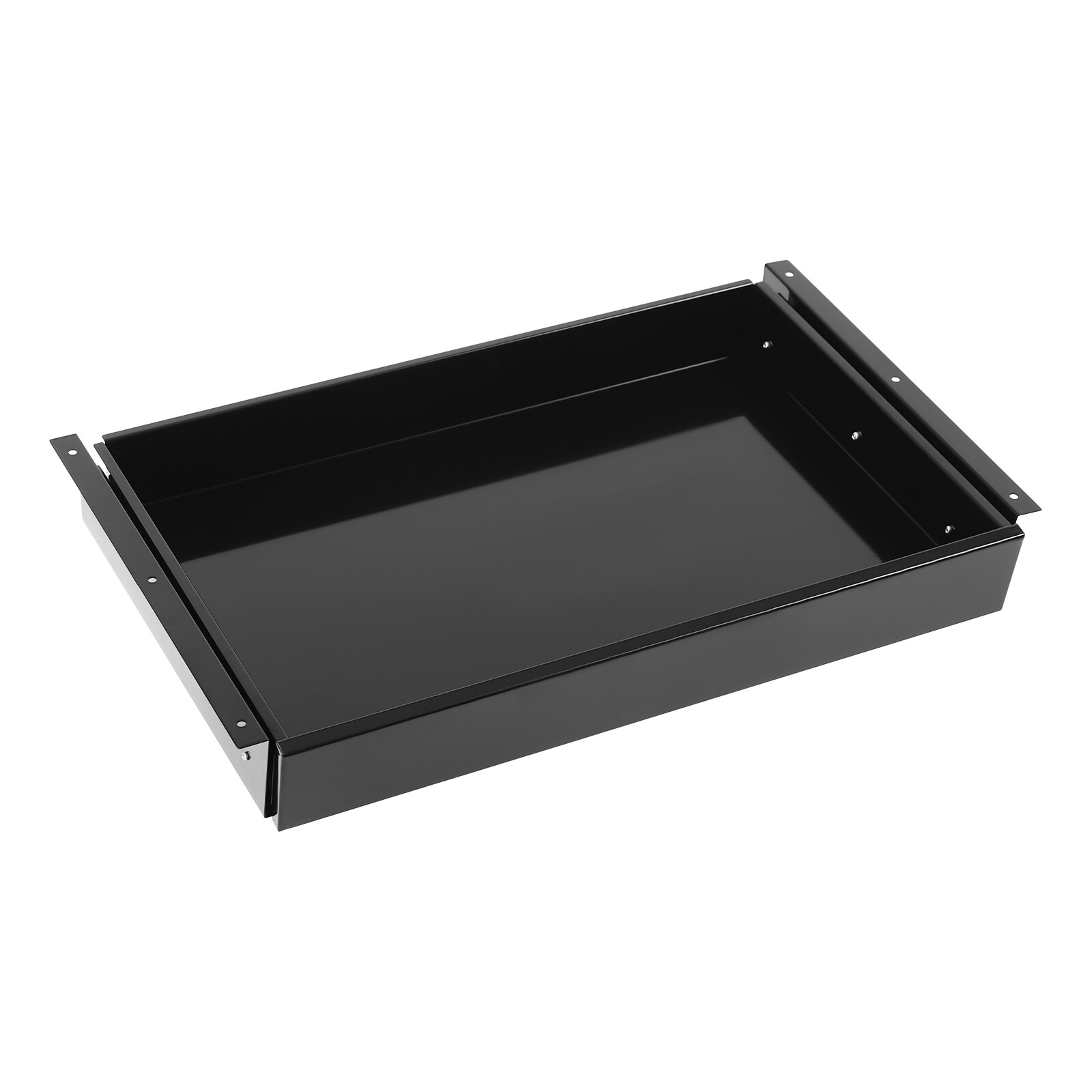Black Drawer Box Organizer Pull Out Under Cabinet Sliding Shelf Roll Out Tray