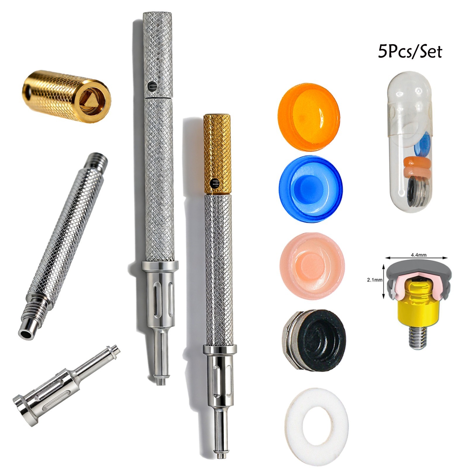 US Dental Implant Universal Retention Cap Insertion Locator Extraction Core Tool