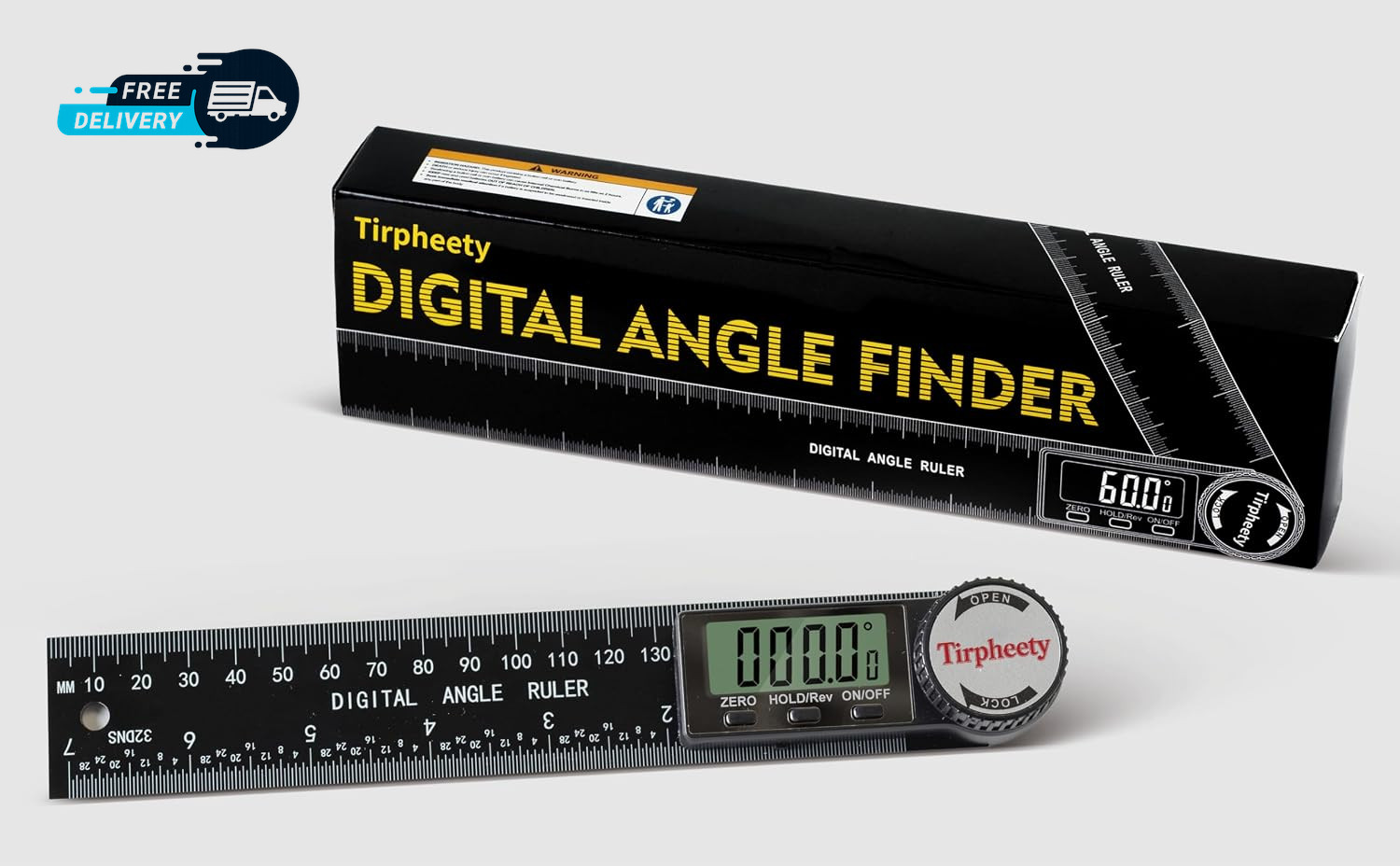 Digital Angle Finder Protractor 3Rd Generation Quick Display Angle Gauge
