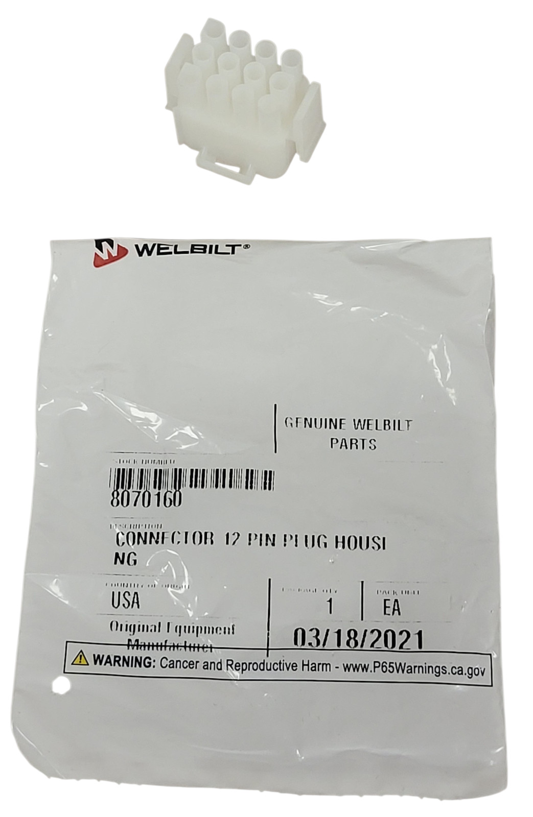 NEW Frymaster Connector 6-Pin 1-480704-0 8070157 - Genuine OEM Replacement Part