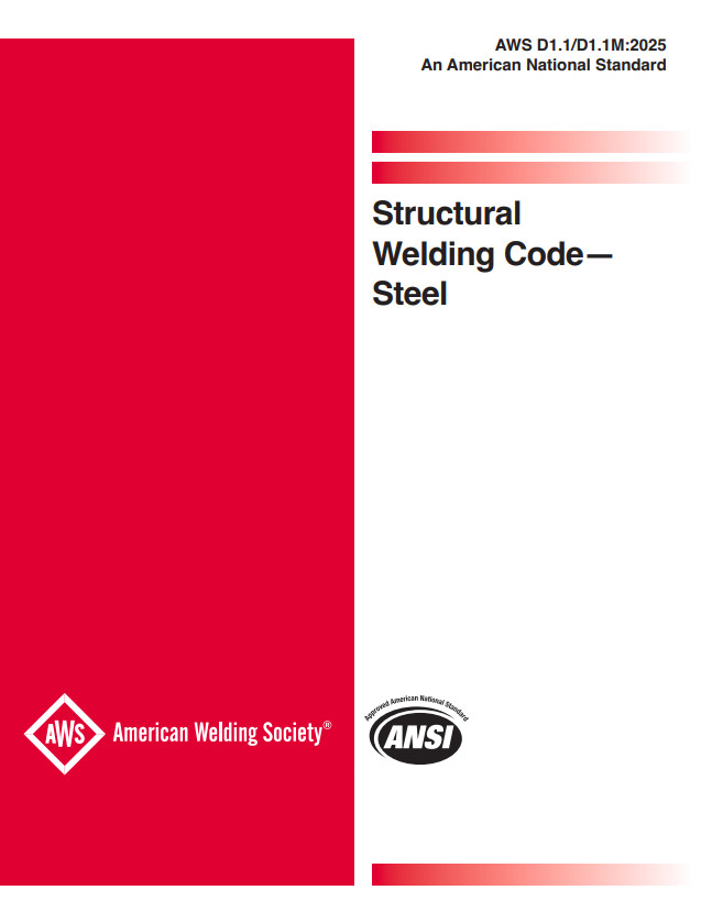 AWS D1.1/D1.1M:2025 - STRUCTURAL WELDING CODE-STEEL 2025