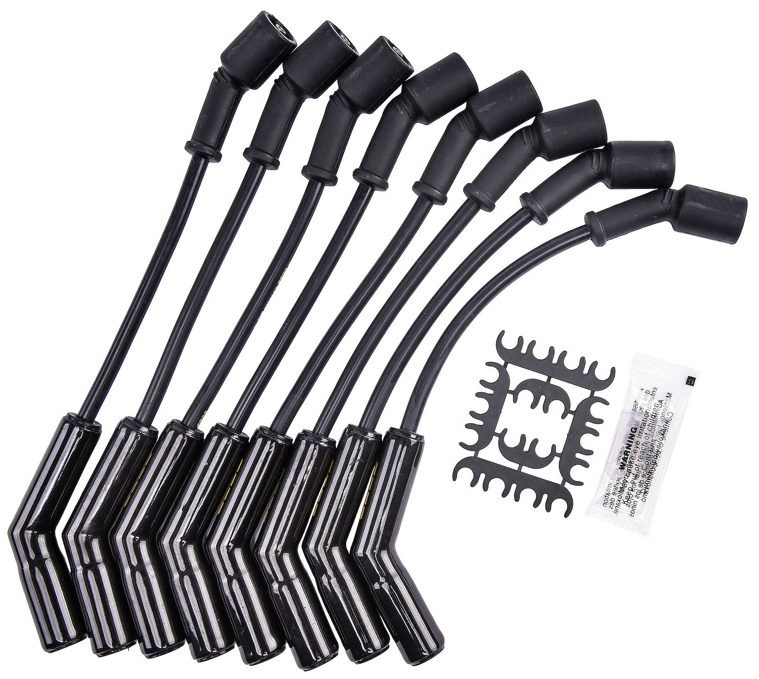 JEGS 40286 Hi-Temp 45 Degree Spark Plug Wires for GM LS