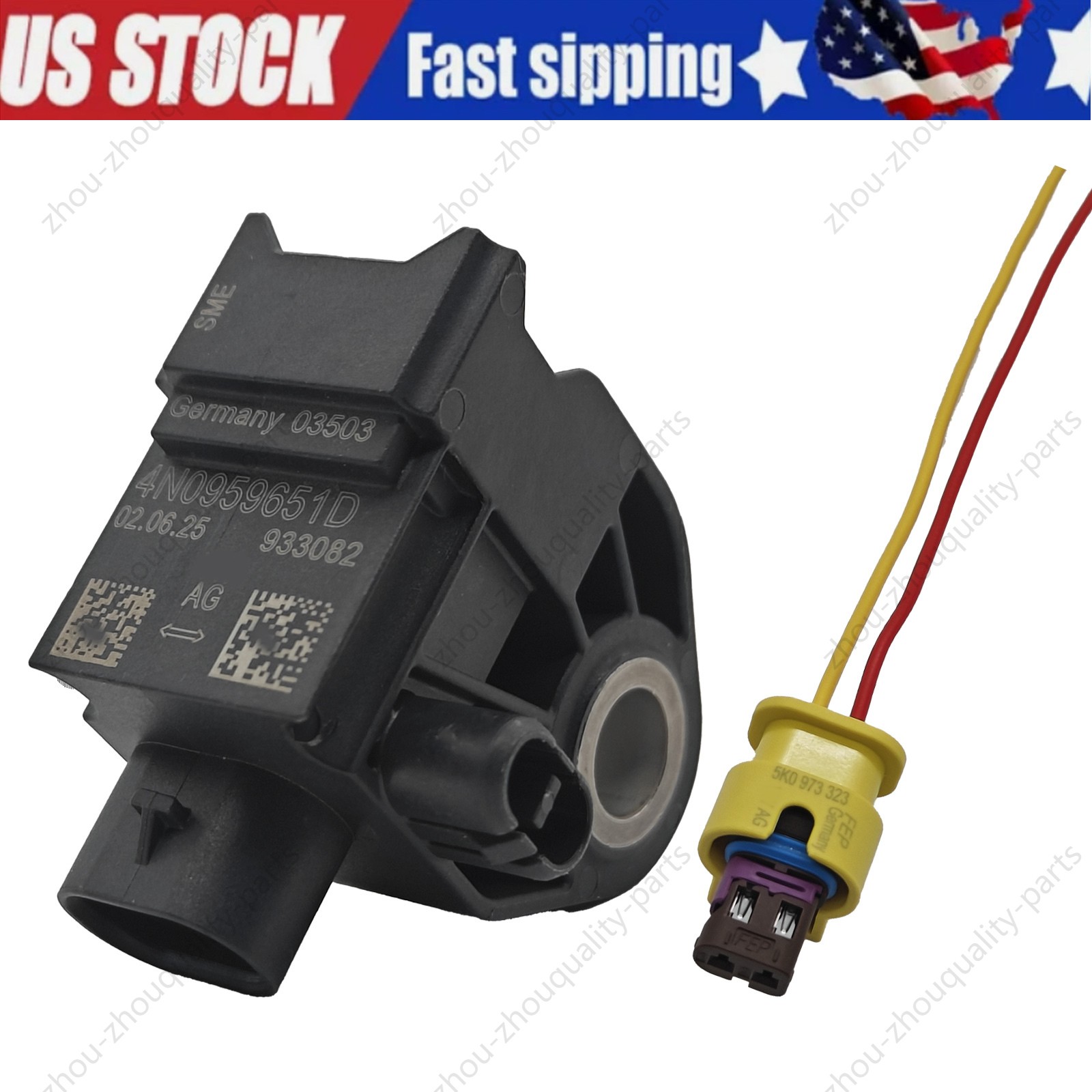 4N0959651D Continental Crash Sensor for Audi VW Porsche 9A795965100 [Front/Rear]