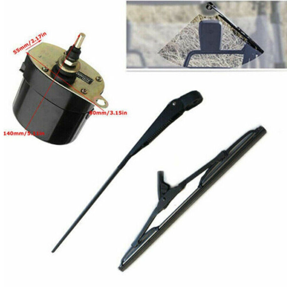 Wiper Motor Wipers Wiper Motor 6mm Diameter Brand New Fishing Caravan-ATV-UTV
