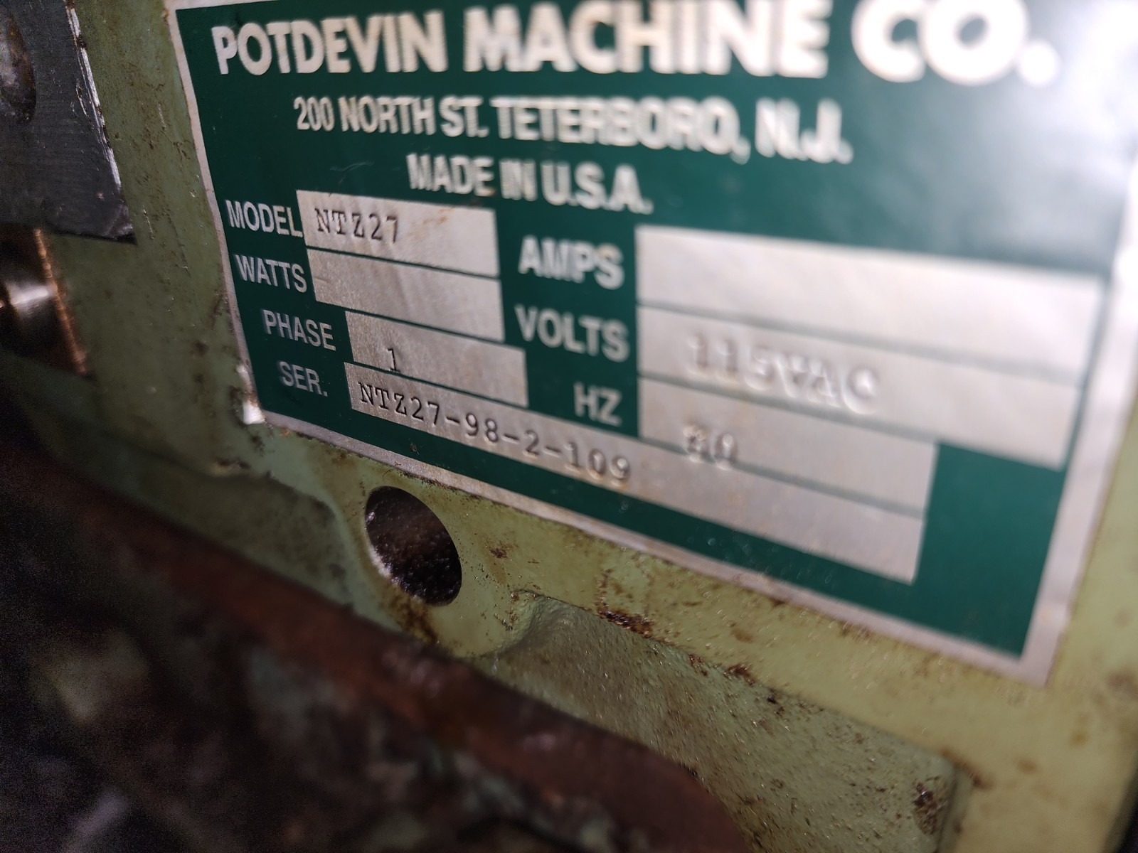 Potdevin NTZ27 Cold Gluer