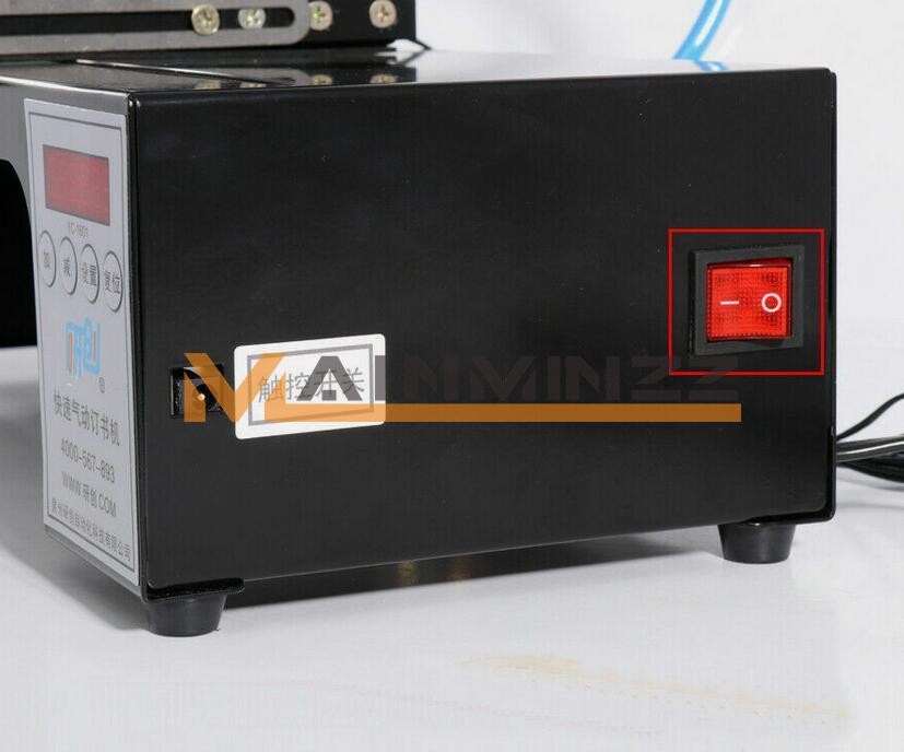 Single-head Head Automatic Electric Stapler Pneumatic Binding Machine 110V/220V