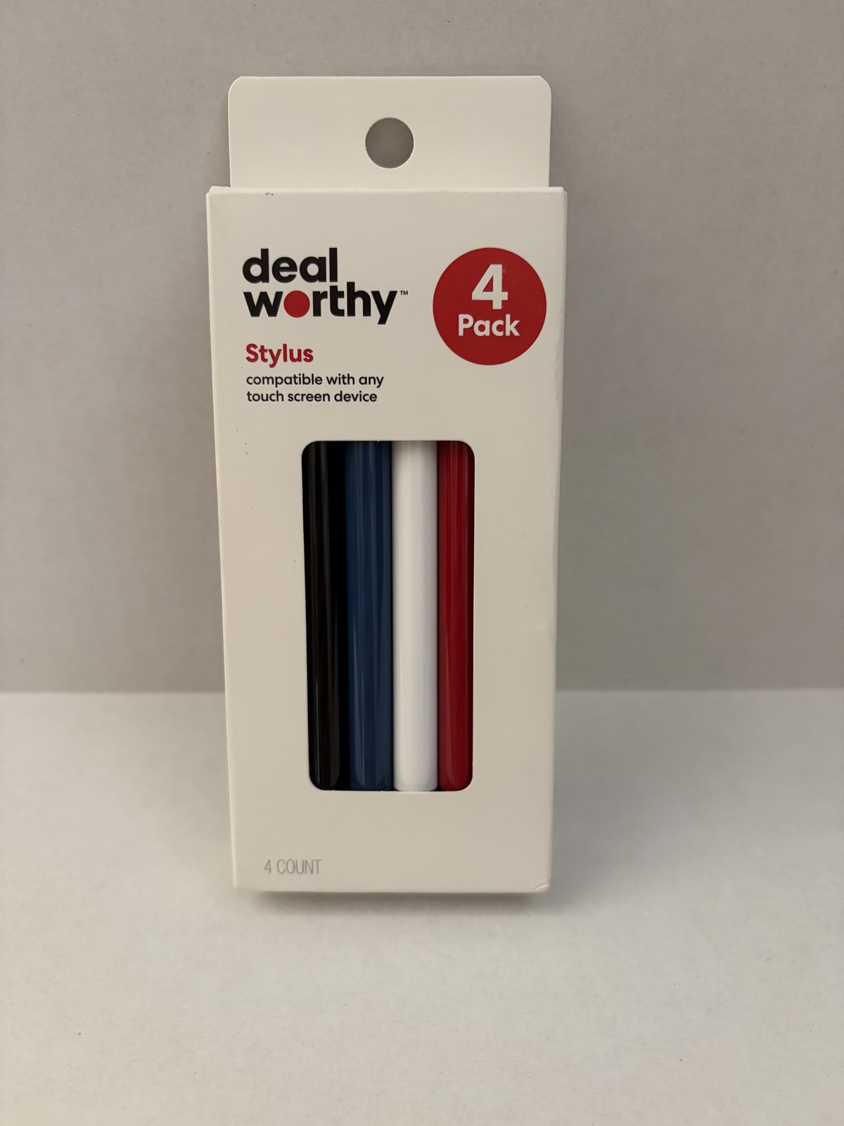 Deal Worthy Stylus 4 Pack for Touch Screen Devices