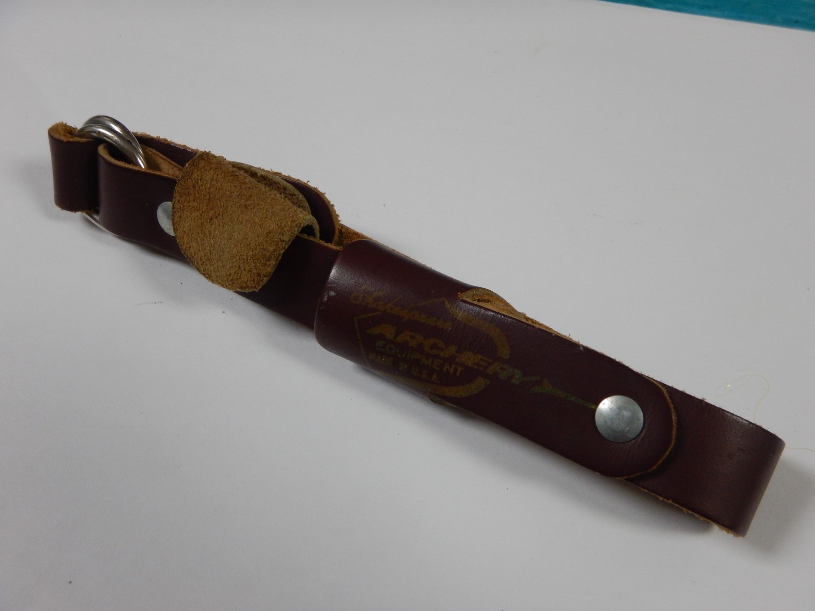 Shakespeare Leather Archery Quiver Leather Hip Back Style Adjustable Strap only