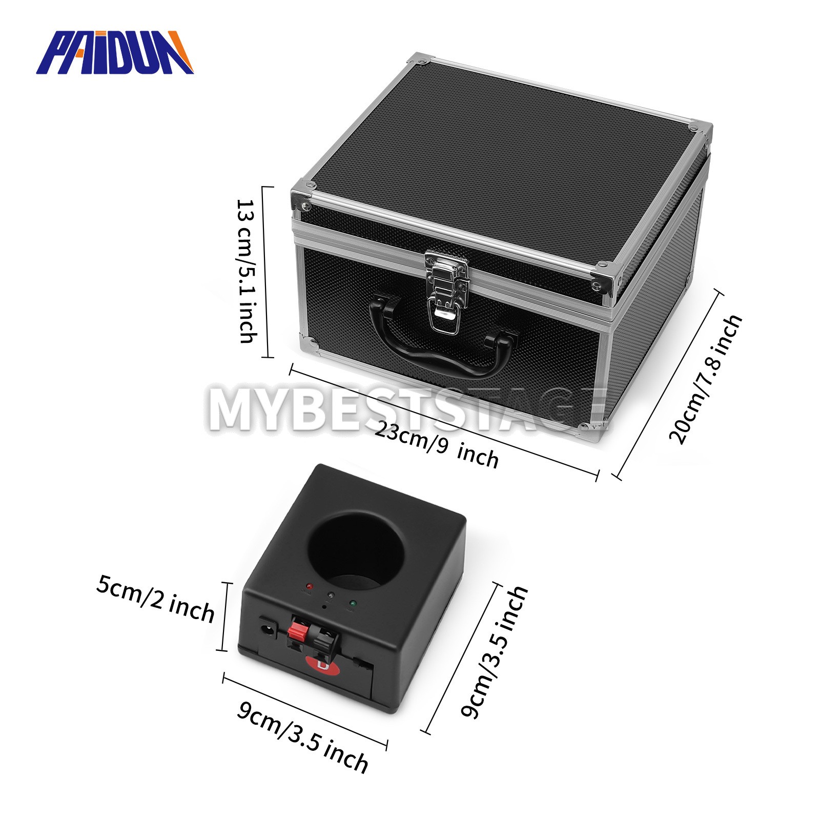 PAIDUN 8 Pack Cold Spark Machine Base Kit With Remote Control For Wedding Party