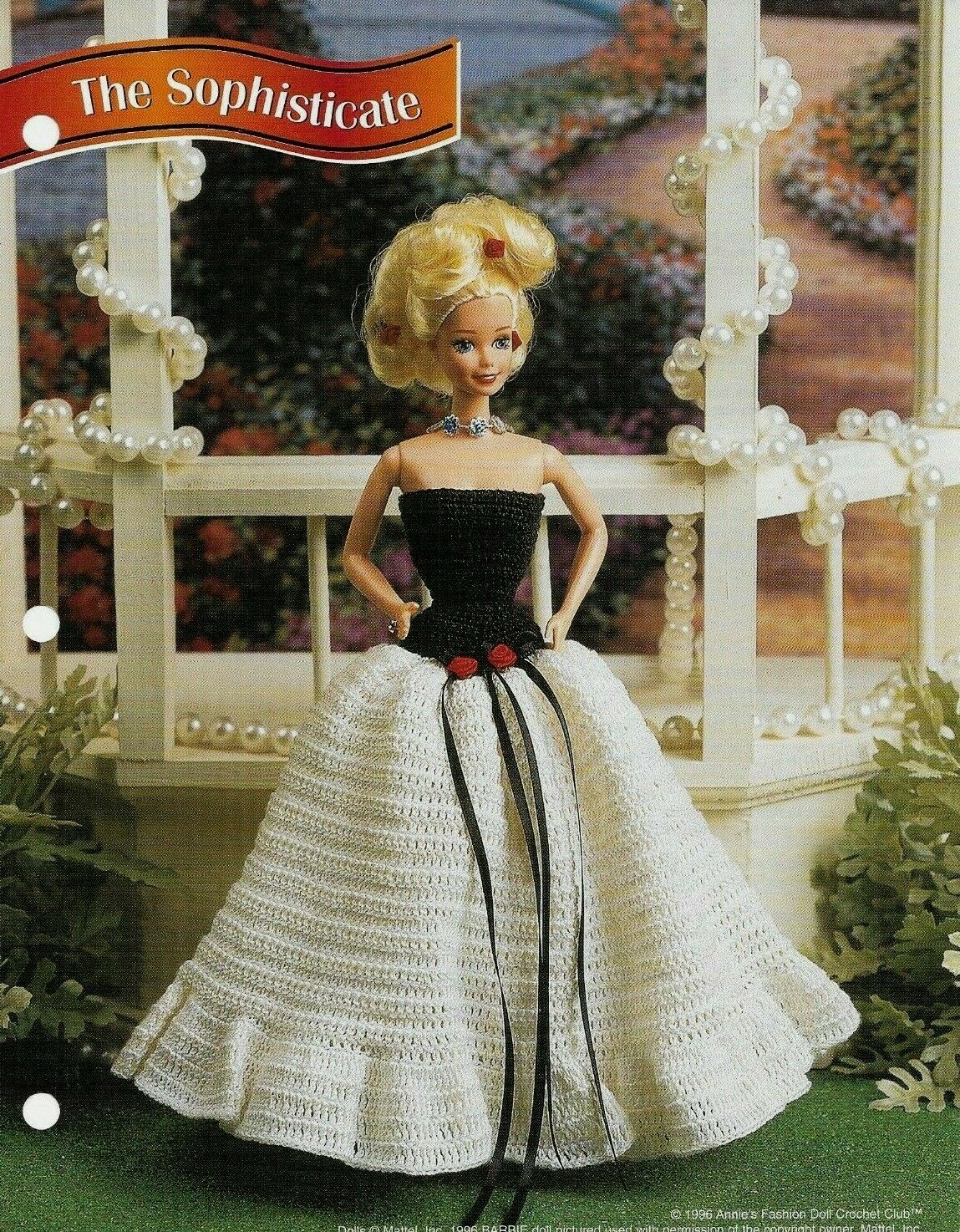 NEW THE SOPHISTICATE DRESS FASHION DOLL ANNIE'S CROCHET PATTERN INSTRUCTIONS