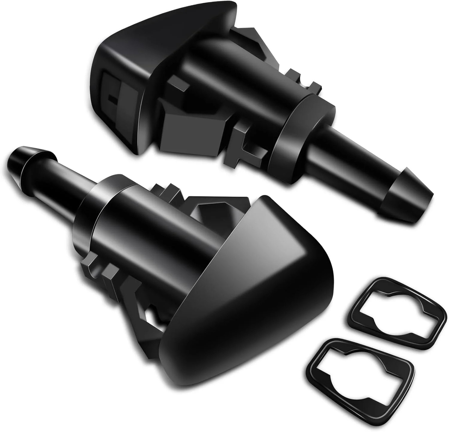 2 PCS Front Windshield Washer Nozzles, Washer Spray Jet Kit Fit for Chrysler,