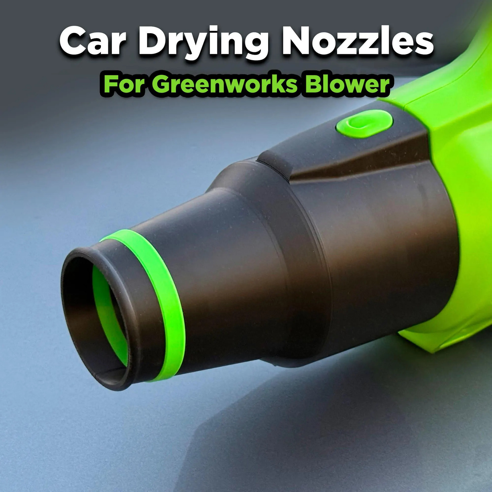 Compact Nozzle for Greenworks 40V 550 CFM 130 MPH Leaf Blower Model BLF442