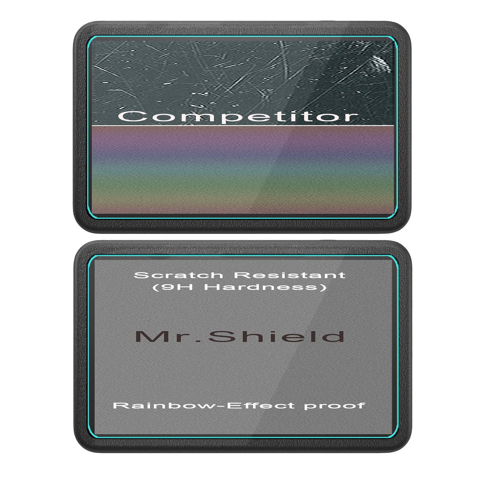 Mr.Shield [Back+Lens+Front] 3-Pack [9 Pcs] Screen Protector For DJI clear