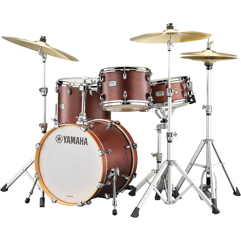 Yamaha Tour Custom Maple 3-Piece Shell Pack With 18" Bass Drum Chocolate Satin