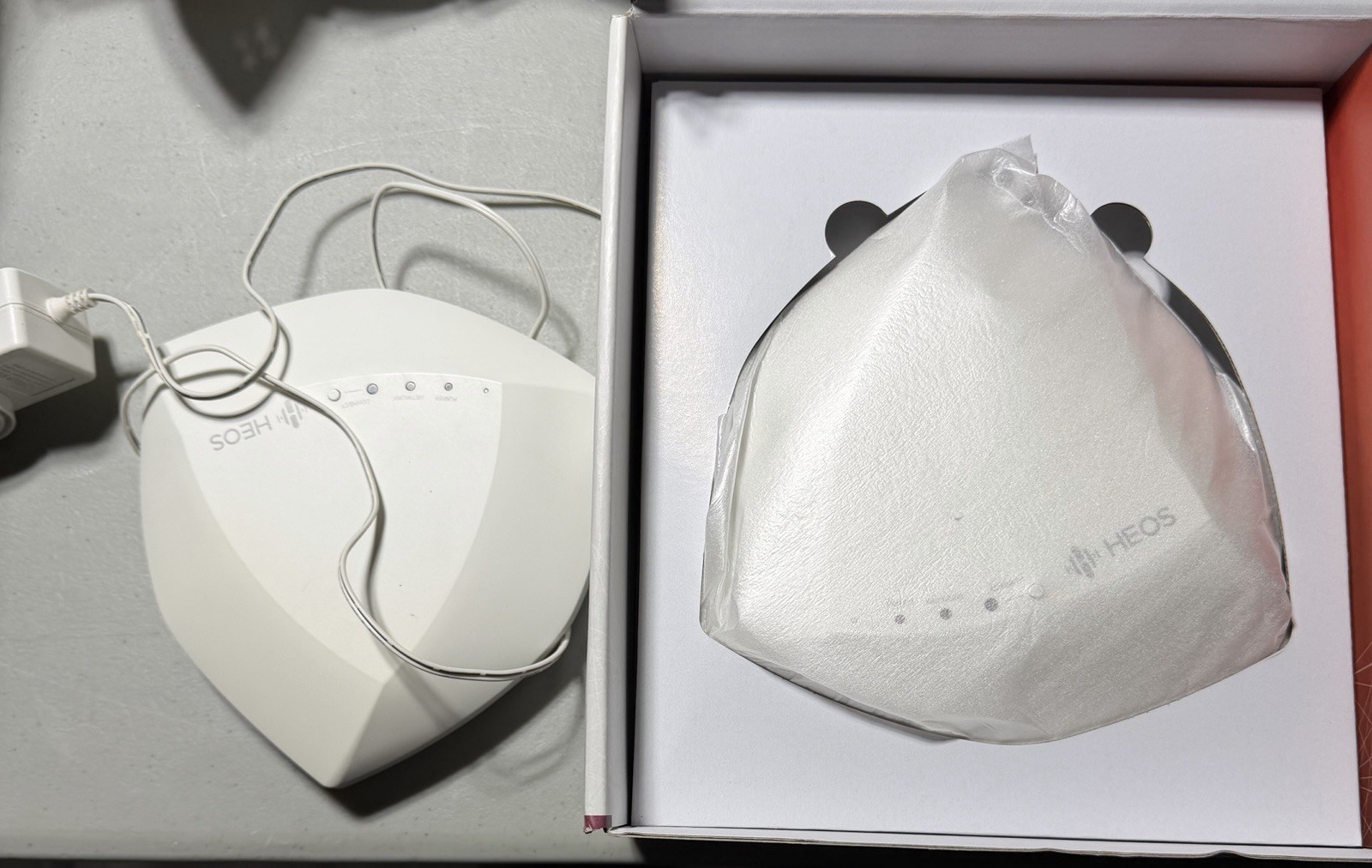 Denon Heos Extend Wireless Range Extender - Quantity 2, 1 New and 1 Used