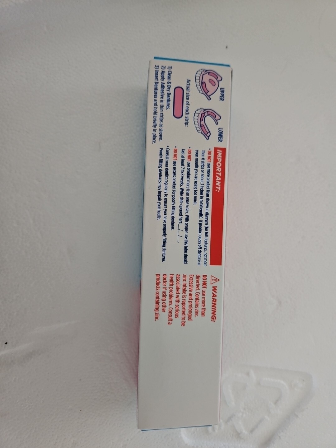 Fixodent Denture Adhesive Cream - 2.4oz