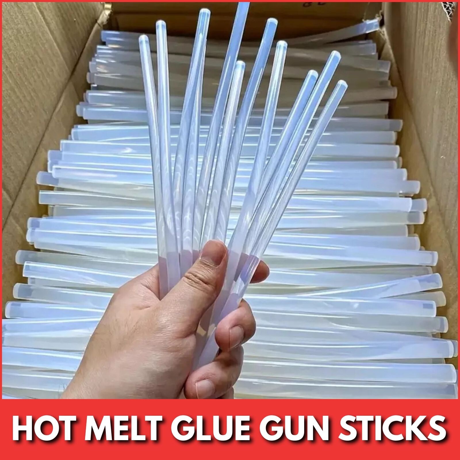 Hot Melt Glue Sticks 7mm &11mm Transparent Strong Glue Gun Sticks Craft Hot Glue