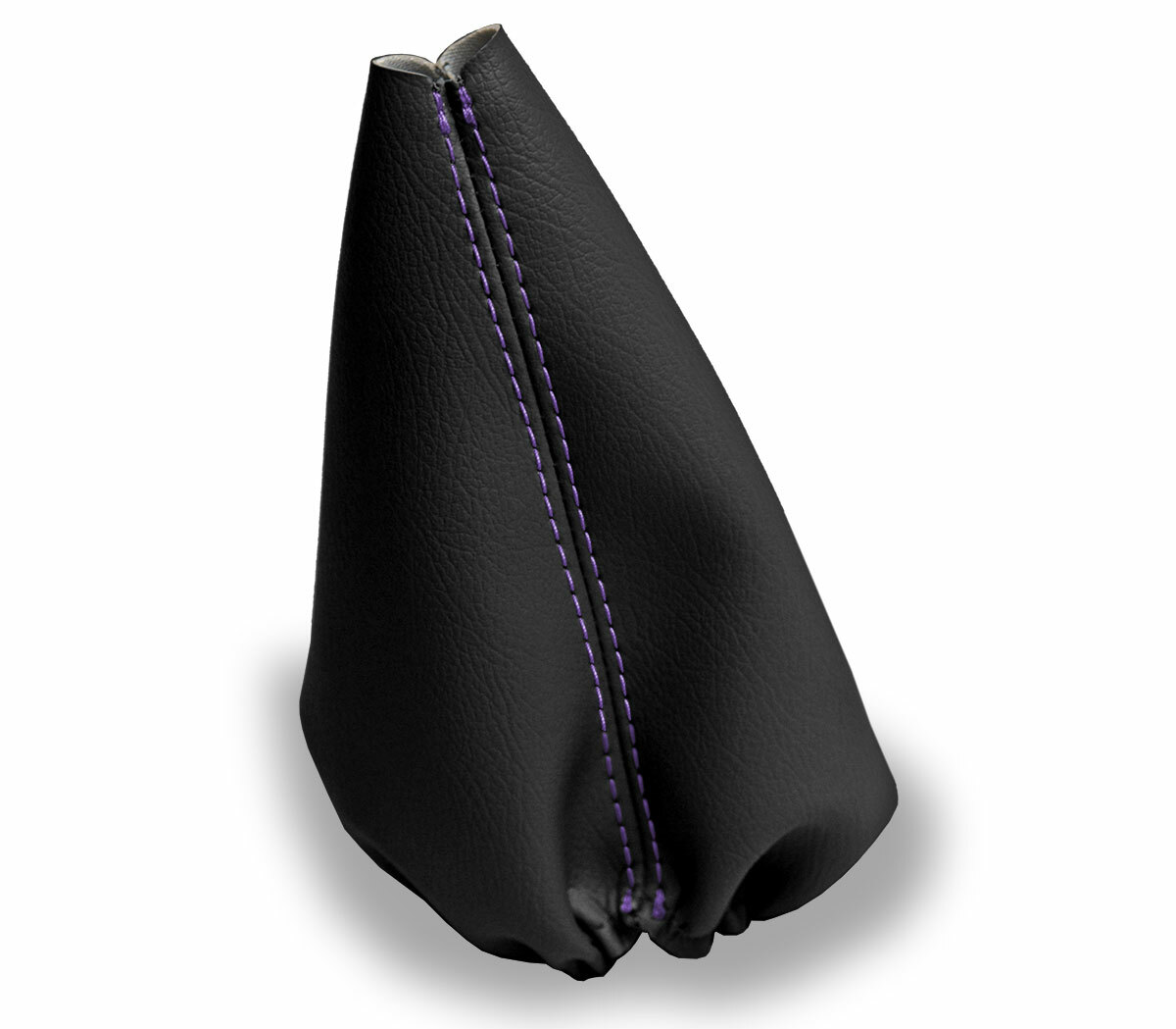 Manual Shift Boot Cover Leather for Volkswagen Cabrio 1996-2002 Purple Stitch