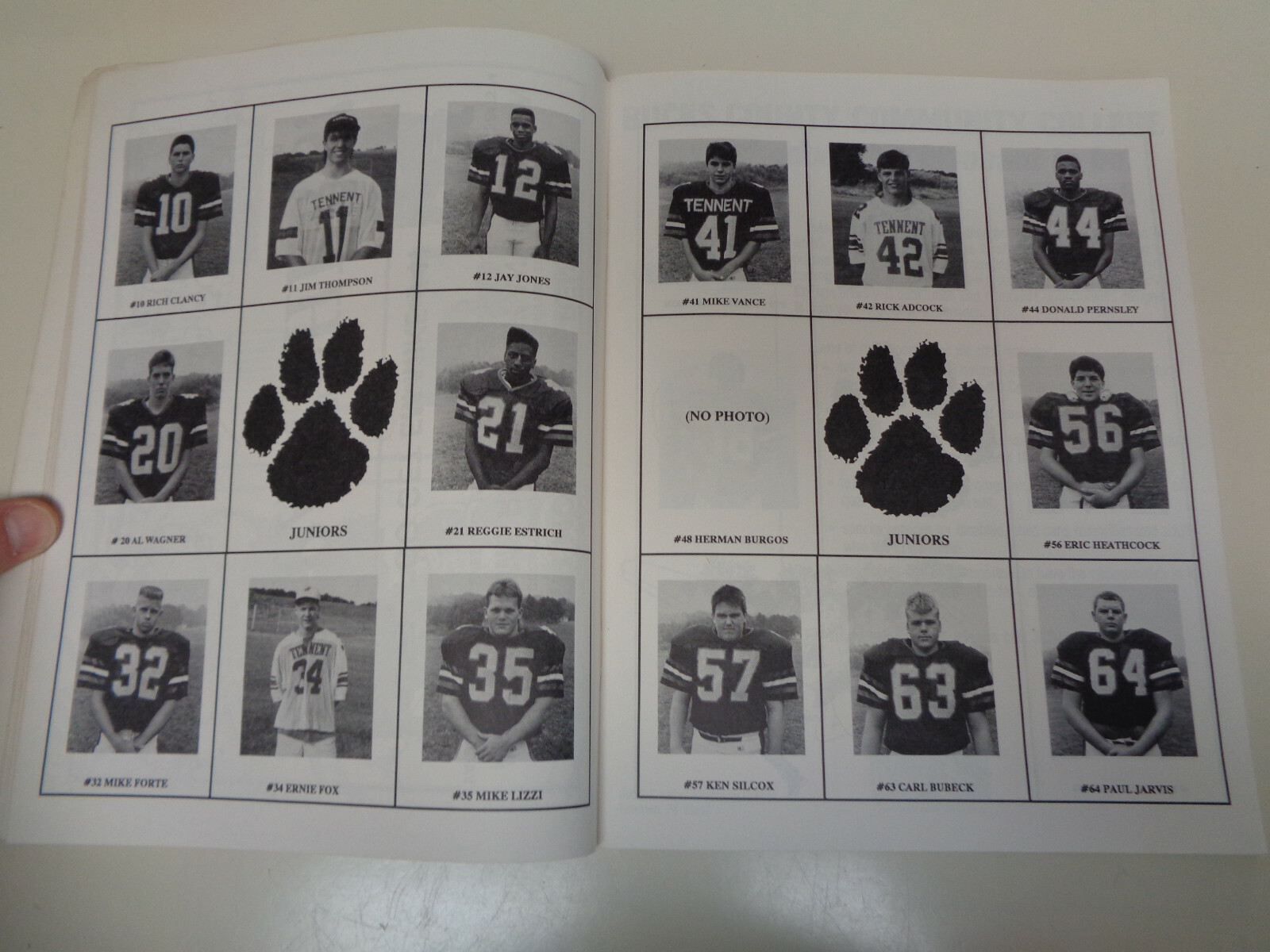 Central Bucks West vs William Tennet High School Football Program 1990