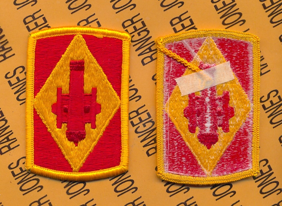 US ARMY 75th FA Field Artillery Fires Brigade 3" Dress uniform patch m/e