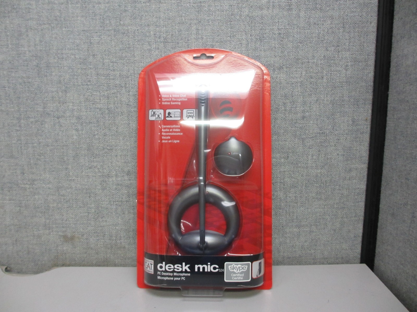 3x Labtec Mic 524 Microphone PC MAC Desktop Computer Unidirectional 980182-0403