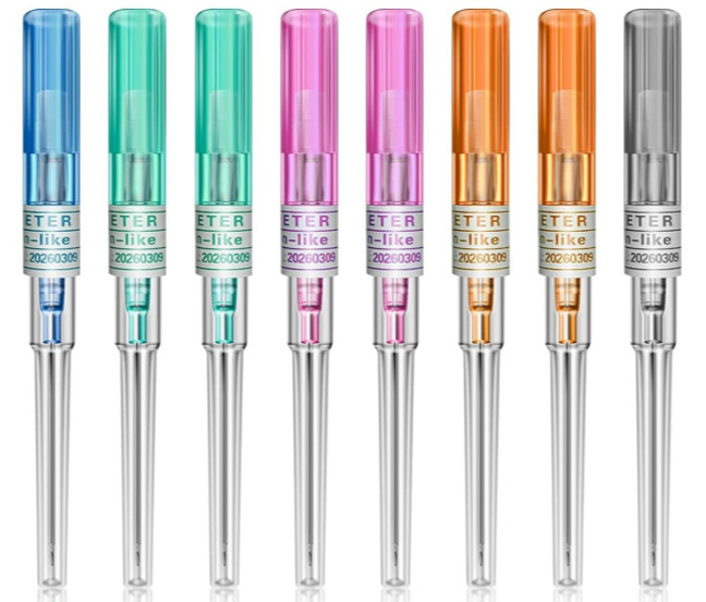 1 to 50pc 14g 16g 18g 20 22 24 26g Sterilized Body Piercing Tool Catheter Needle