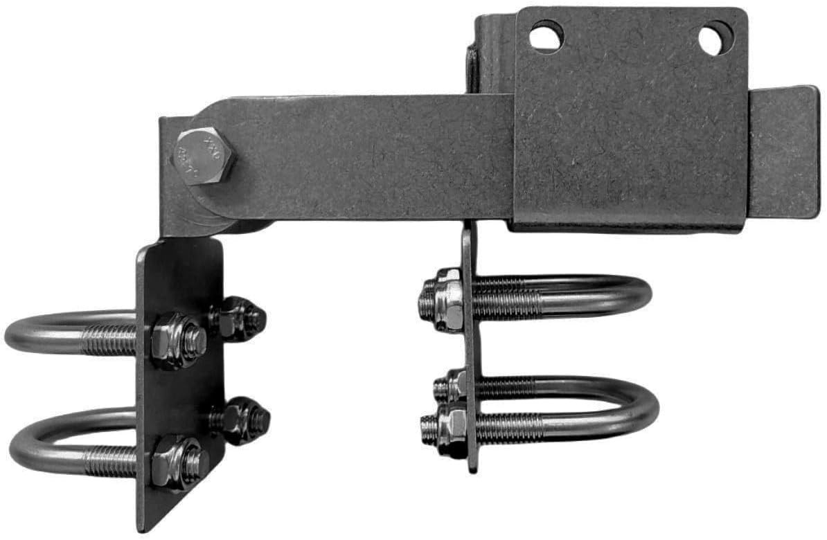 Double Gate Latch for 1-3/8" Gate Frames, Farm Gate Latch Strong for Swing Gates