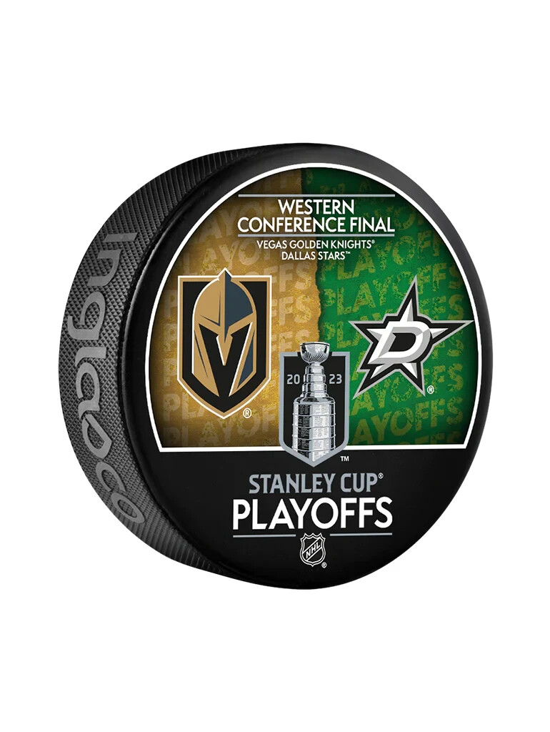 2023 Stanley Cup Playoffs RD 3 Vegas Golden Knights vs Dallas Stars Hockey Puck