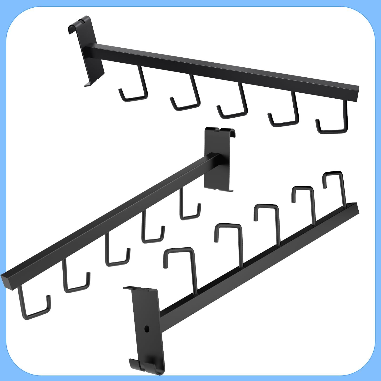 5 Pack Gridwall Waterfall Faceout With 5 Hooks Gridwall Clothes Hanger Gridwall