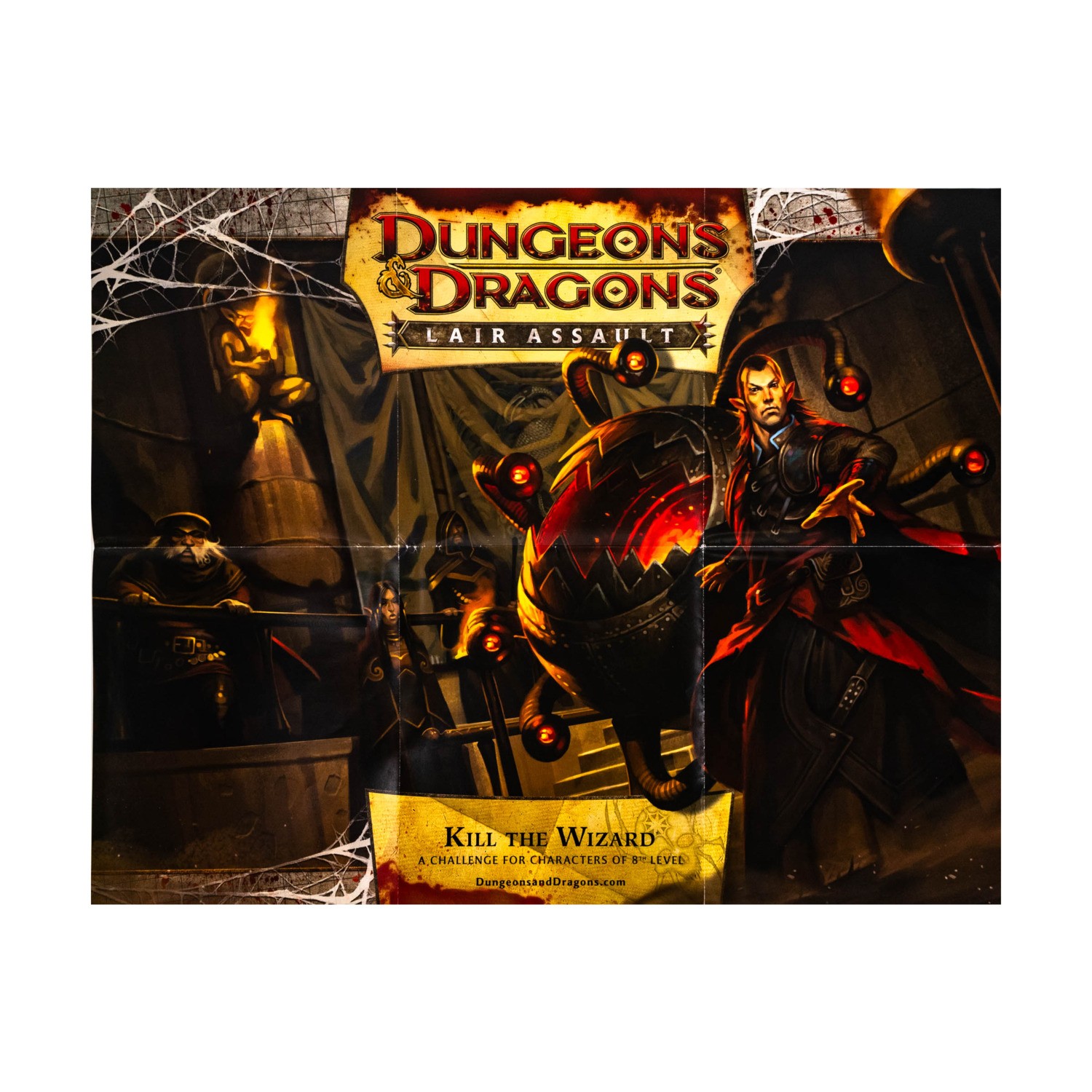 WotC D&D 4e Lair Assault - Kill the Wizard Poster Bag VG+