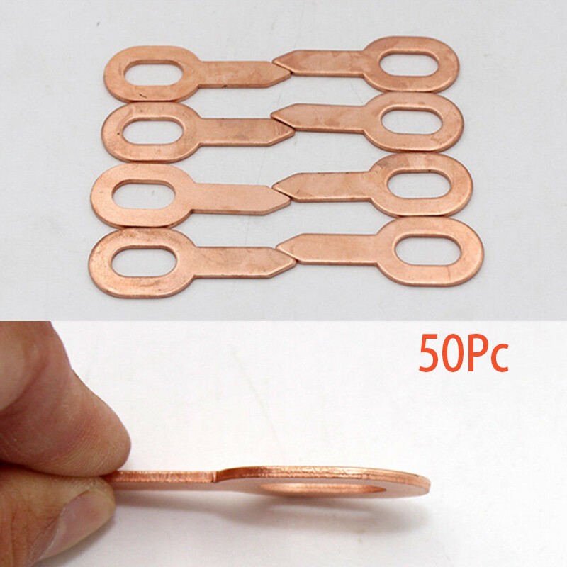 50x Dent Puller Rings Kit For Spot Welding Welder Car Body Panel Pulling Washer.