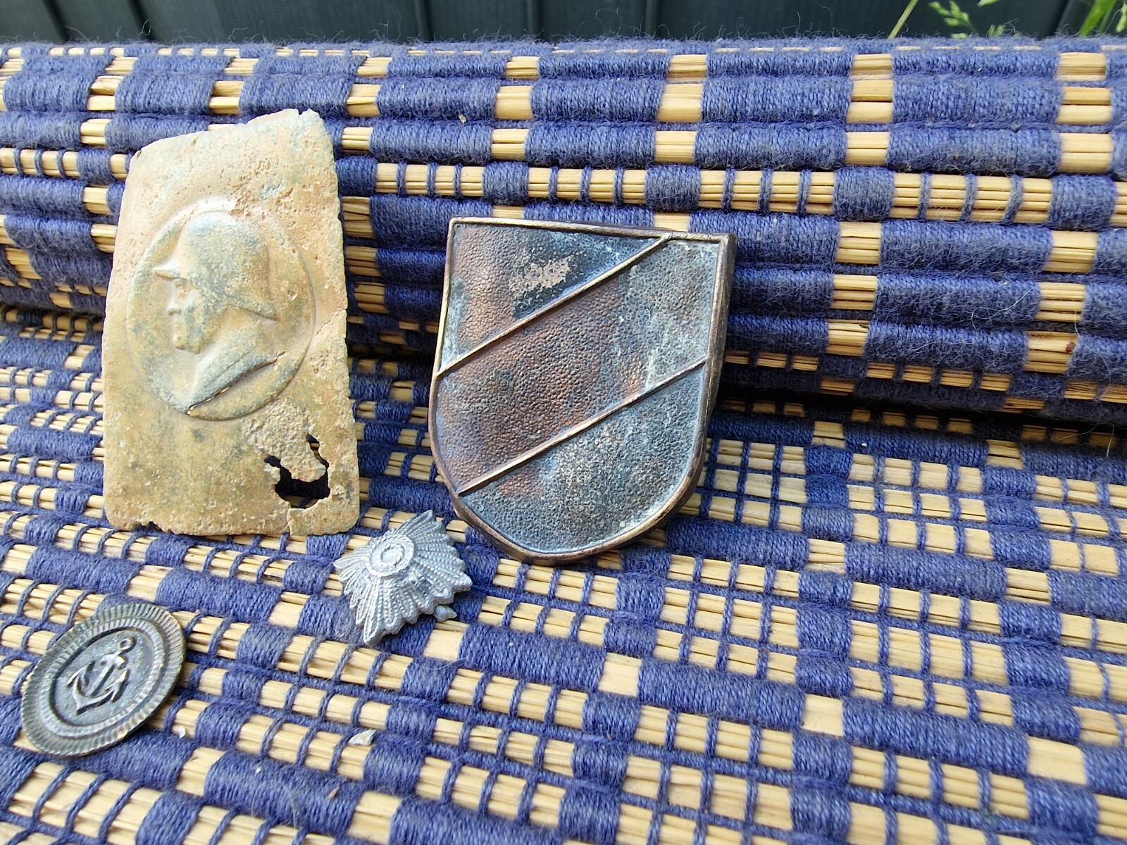 WW2 Original German Badges Front Item Relic.