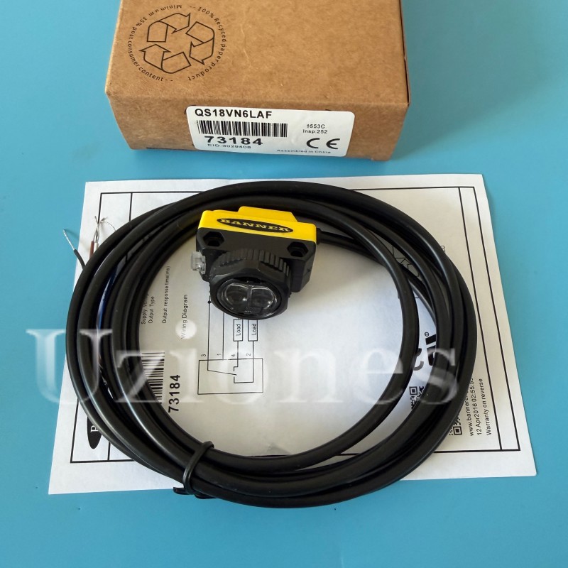 For Banner Engineering QS18VN6LAF 73184 Photoelectric Sensor Switch 10-30VDC USA