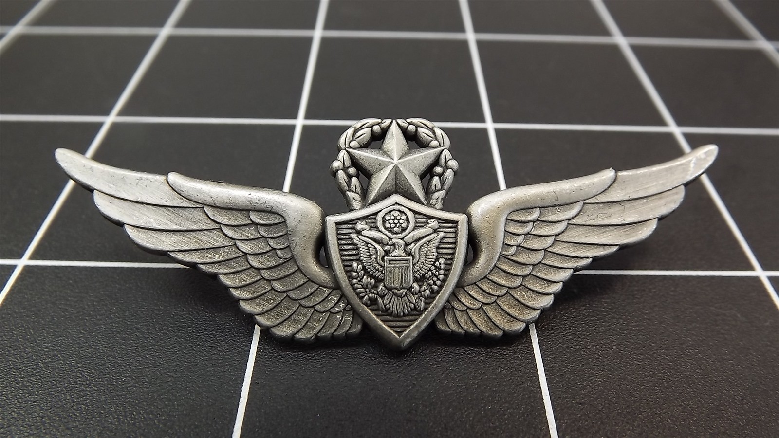 FREE SHIP Lapel Pin "Wing Army Aircrew Master" ENAMELED LIFETIME GUARANTEE