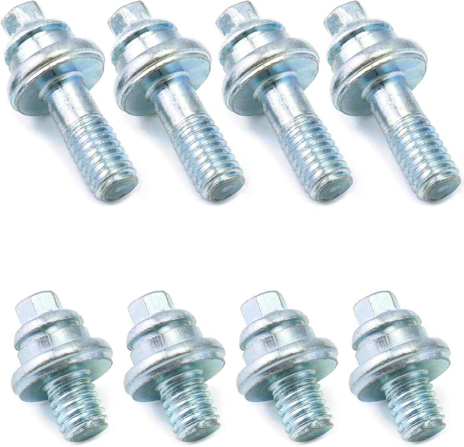 Side Post Battery Terminal Bolt 4 Pairs 3/8" Stud Connector Extender Kit 2 Sizes