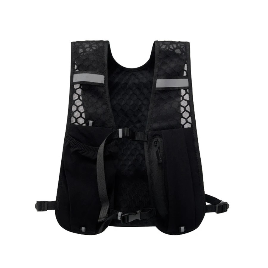 Running Biking Vest Lightweight Reflective Hydration Pack with Phone Storage