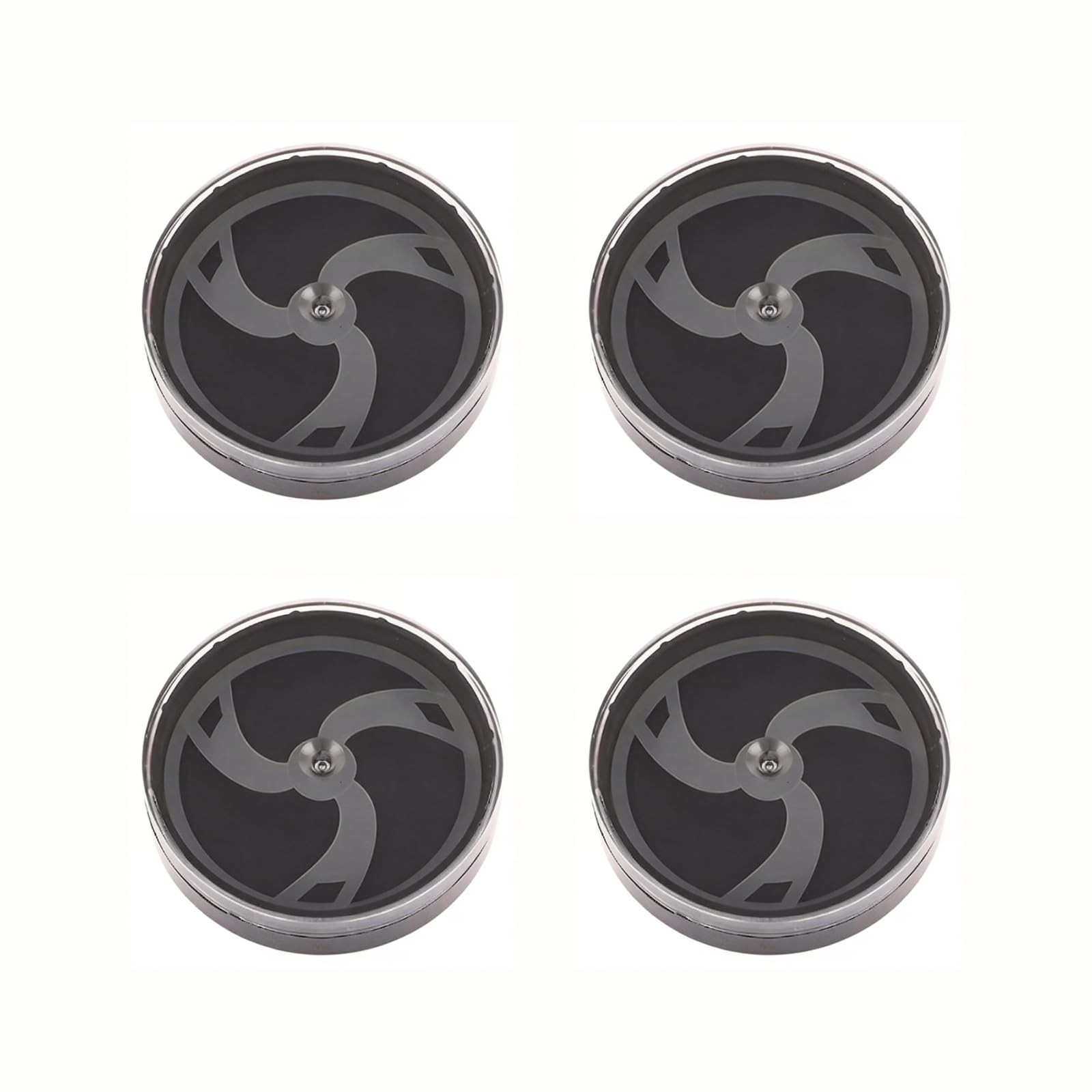 Cluksik 4 Pack Watch Dial Storage Box, Round Plastic Parts Case with...