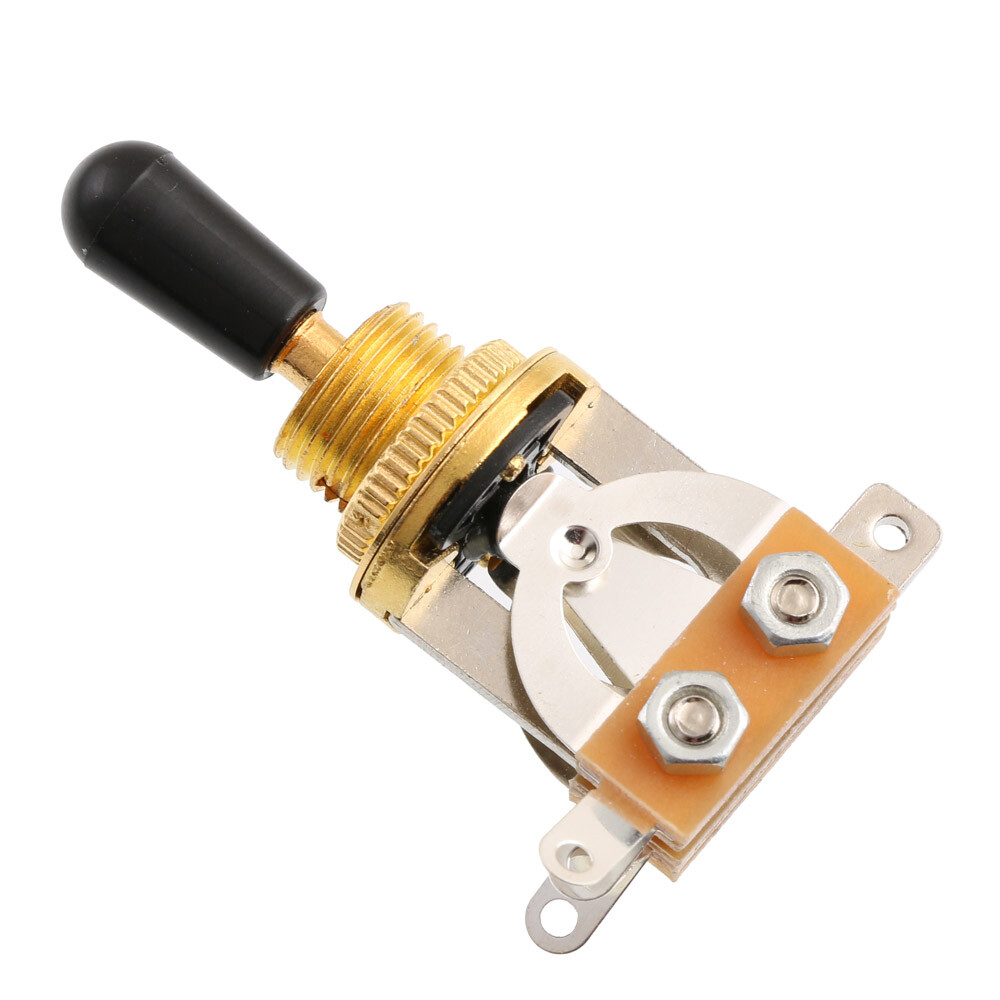 10PCS Gold Deluxe 3-Way Guitar Pickup Selector Switch Guitar Toggle Switch