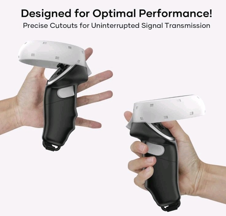 Magnetic ErgoGrip for Meta Quest 3