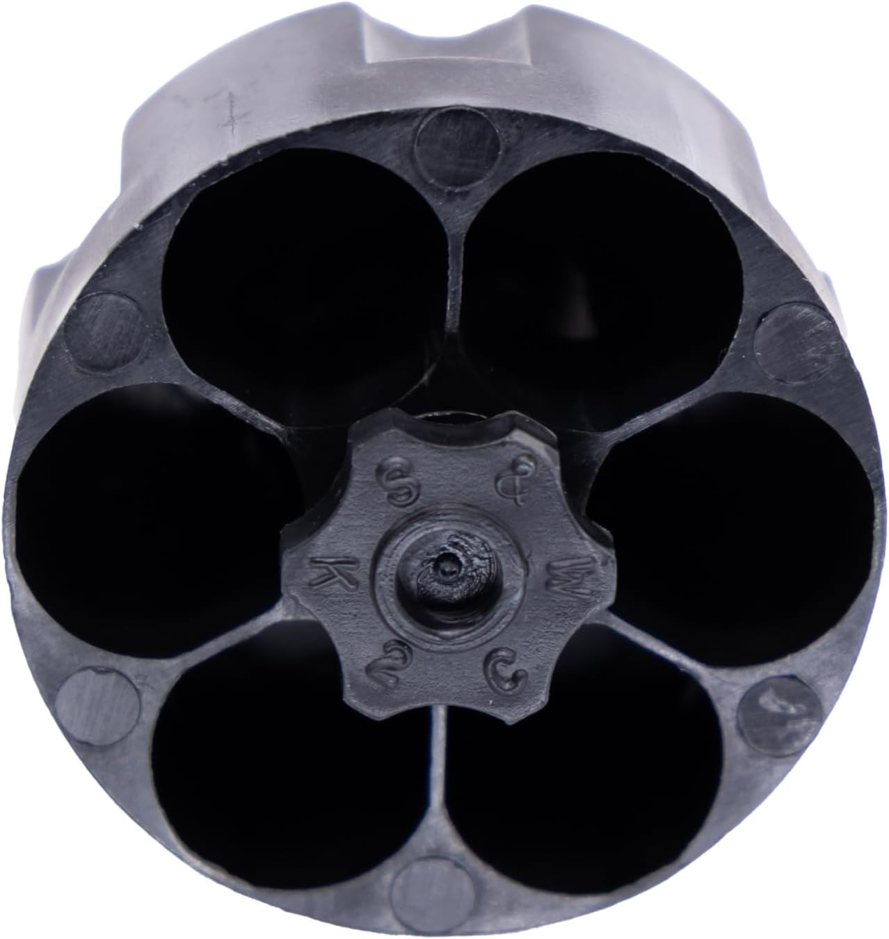 Ambidextrous Injection-Molded Speedloader for Efficient Revolver Reloading