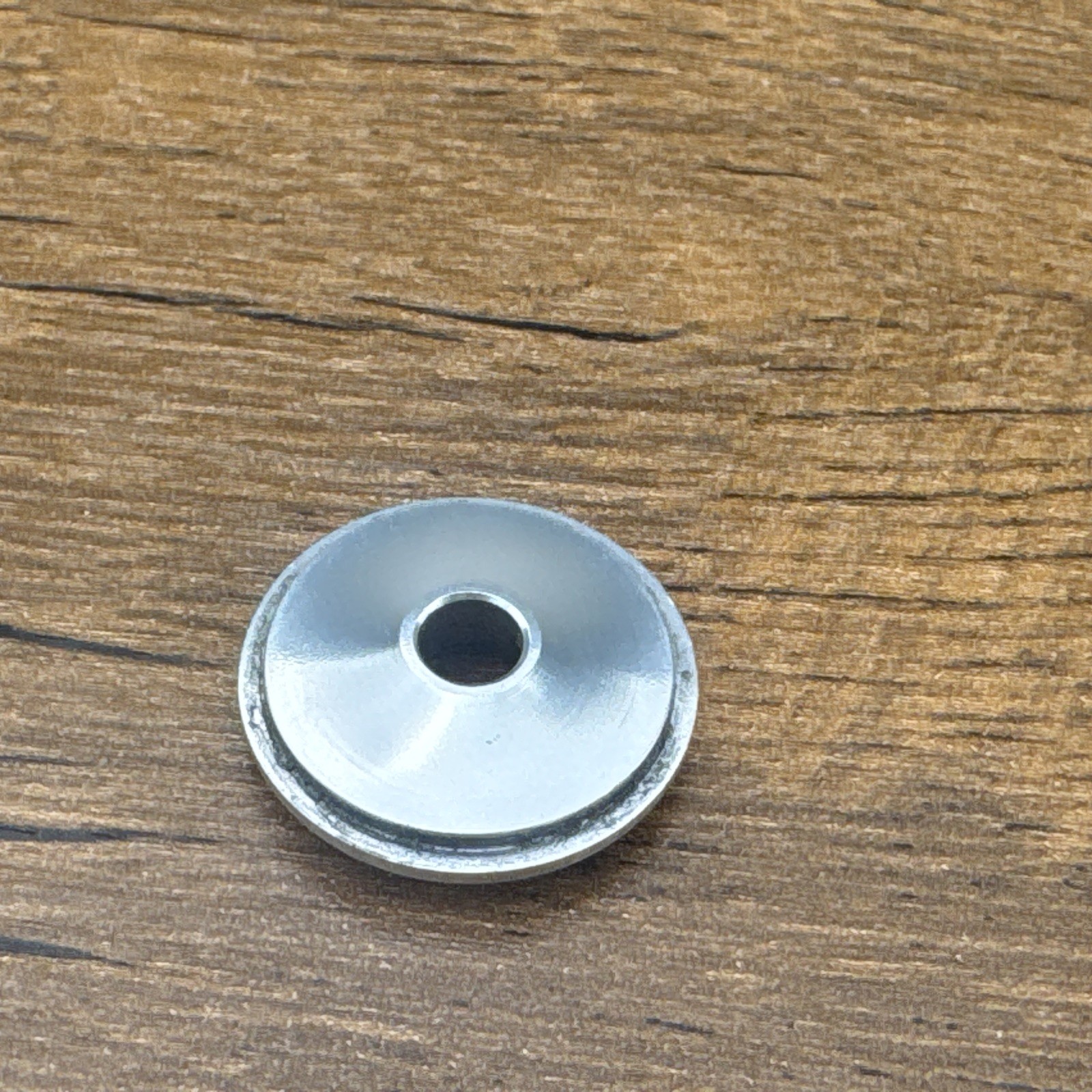 Chris King NoThreadSet Threadless Headset Top Cap 1" Vintage SILVER