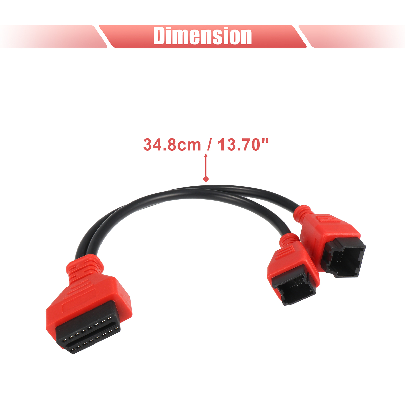12+8 OBD Cable Adaptor Diagnostic Cable Connector Single Custom for Chrysler