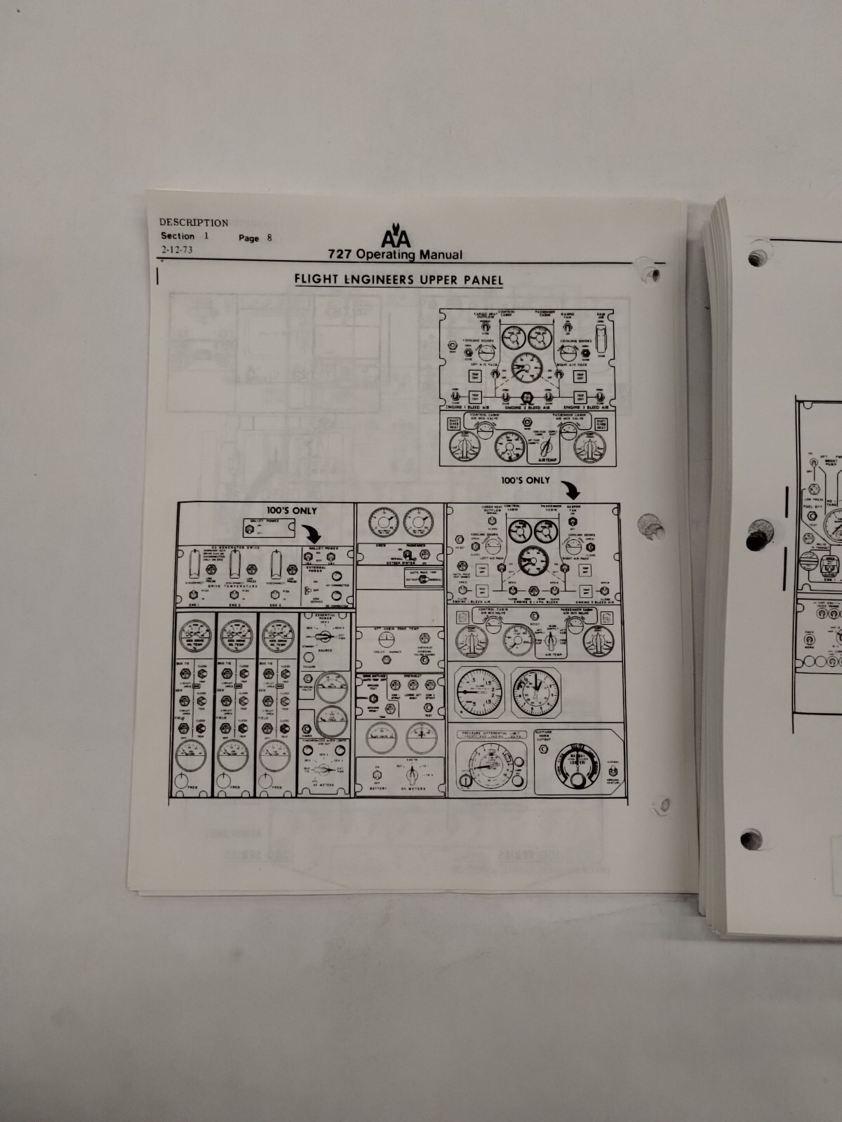 American Airlines 727 Operating Manual 1977-Copy